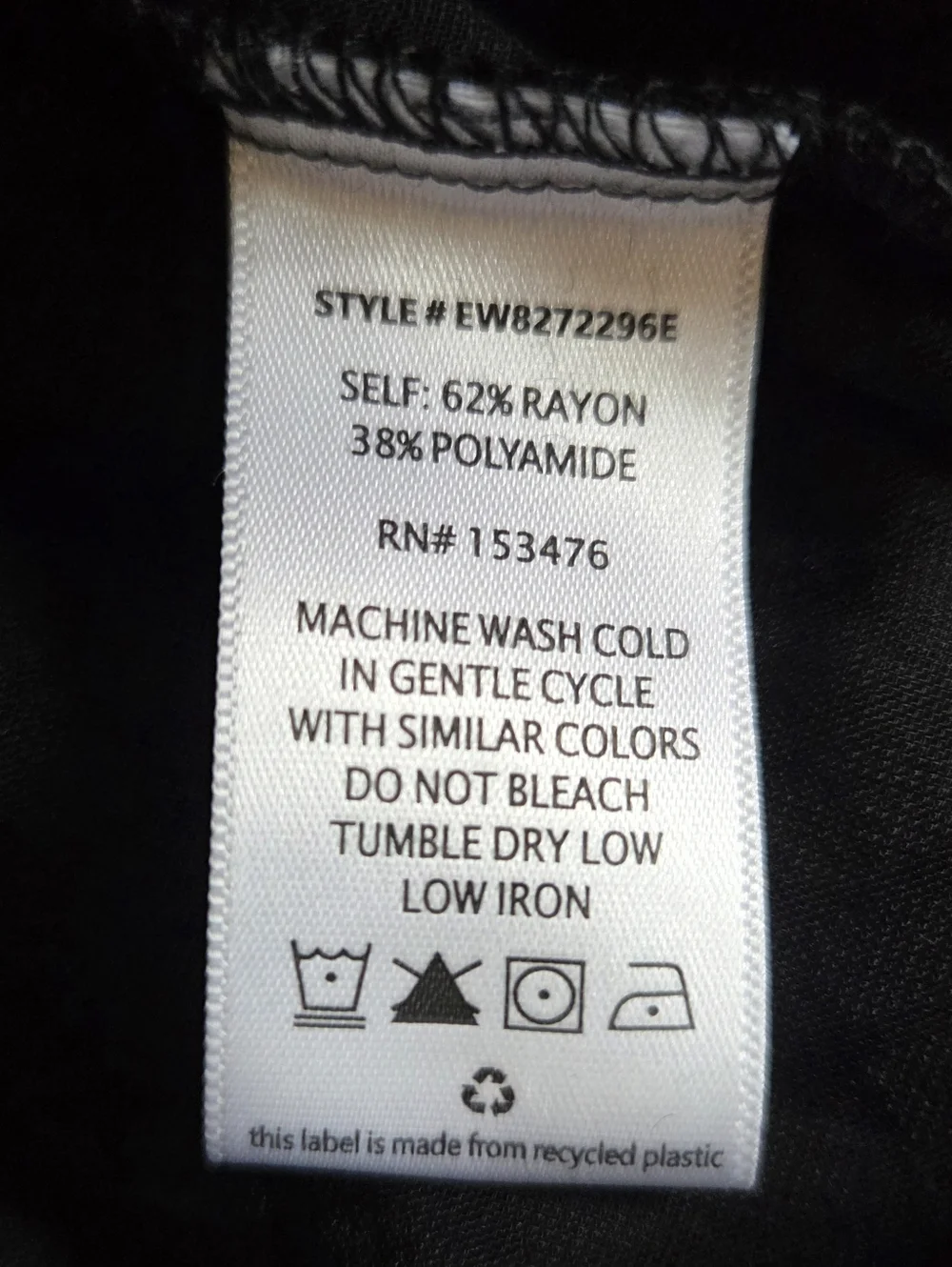 EVEREVE Arlo Black Velvet Burnout Sheer Top V Neckline Large - Picture 6 of 6